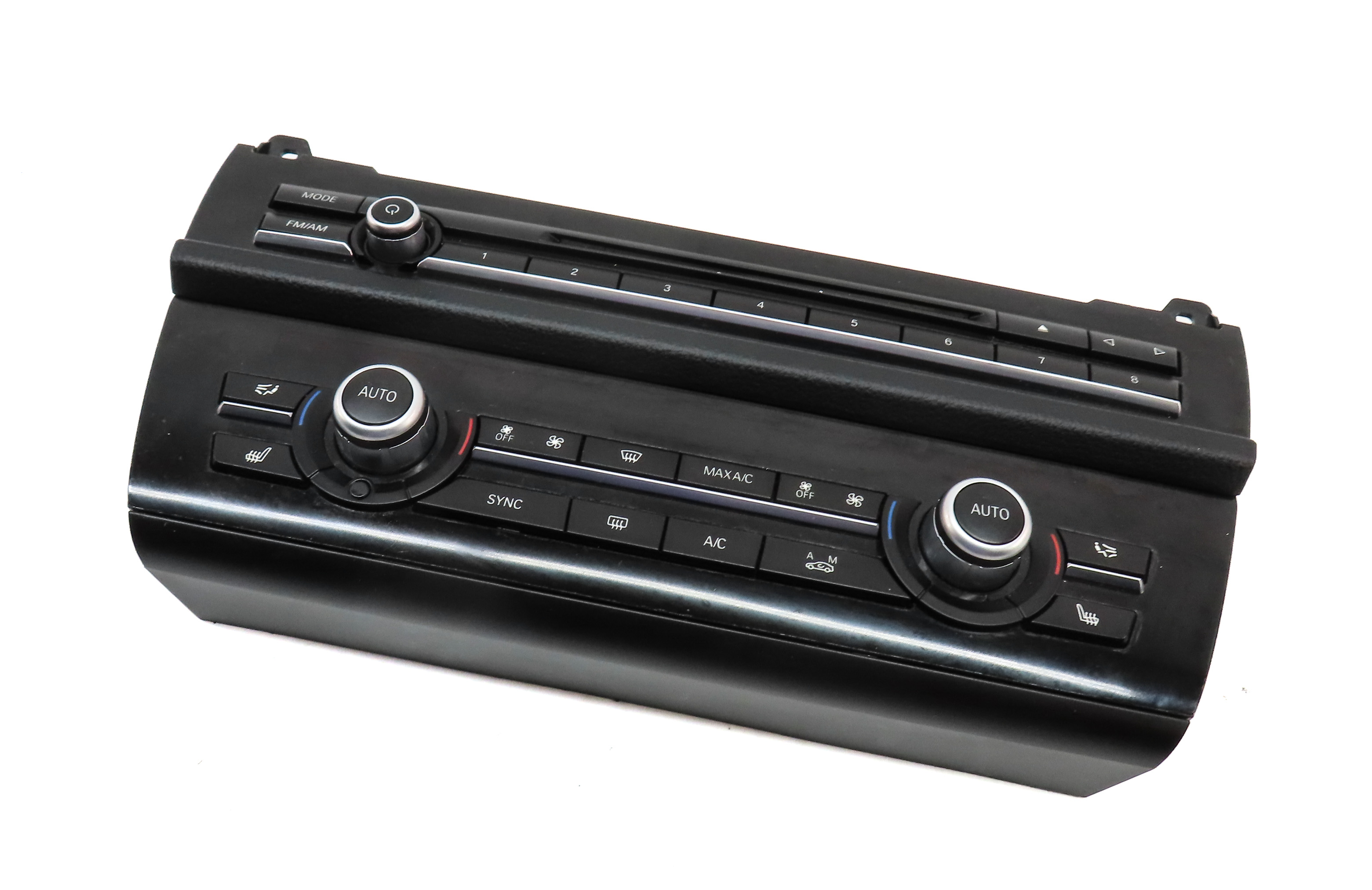 2011-2016 BMW 528i 535i 550i M5 (F10) FRONT HEATER A/C TEMPERATURE CONTROL PANEL — exact item pictured